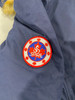 GALAXY BY HARVIC FUAR JACKET, NAVY, LARGE New