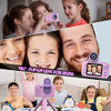 Upgraded Real 1080P Kids Camera with Flip-up Lens for Selfie & Video