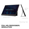 VIEWSONIC 15.6 INCH PORTABLE IPS MONITOR - BLACK