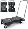 Olympia Tools Fully Folded Resin Push Cart Dolly - 330 Lb. Loading Capacity