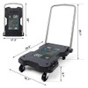 Olympia Tools Fully Folded Resin Push Cart Dolly - 330 Lb. Loading Capacity