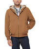 LEVI'S MEN'S WORKWEAR COTTON CANVAS HOODED BOMBER BROWN REGULAR & TALL - XL New