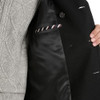 BEN SHERMAN MEN'S BRENTON DOUBLE BREASTED WOOL OVERCOAT - SIZE: MEN S - BLACK New BEN SHERMAN MEN'S BRENTON DOUBLE BREASTED WOOL OVERCOAT - SIZE: MEN S - BLACK New