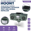 HOONT MOTION ACTIVATED ULTRASONIC FLASHING STROBE OUTDOOR SOLAR DEER REPELLER New