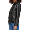LEVI'S LONG LINED ELEVATED BELTED MOTO SIZE WOMEN S BLACK LW3RU545 New