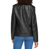 LEVI'S LONG LINED ELEVATED BELTED MOTO SIZE WOMEN S BLACK LW3RU545 New