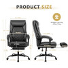 BESTERA OFFICE CHAIR BIG AND TALL OFFICE CHAIR EXECUTIVE OFFICE CHAIR - BLACK