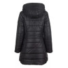 SPYDER WOMEN'S YARA HOODED PUFFER PARKA COAT, BLACK, LARGE, SPFGM065 New