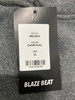 BLAZE BEAT SWEATSHIRT JACKET WITH FRONT POUCH - SIZE XL - CHARCOAL - HR24004 New