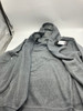 BLAZE BEAT SWEATSHIRT WITH POCKETS FULL ZIP WITH HOODIE, SIZE XL, GRAY, HR24005 New
