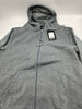 BLAZE BEAT SWEATSHIRT WITH POCKETS FULL ZIP WITH HOODIE, SIZE XL, GRAY, HR24005 New