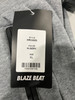BLAZE BEAT SWEATSHIRT WITH POCKETS FULL ZIP WITH HOODIE, SIZE XL, GRAY, HR24005 New