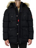 SPIRE BY GALAXY MEN'S ASCENDER HEAVYWEIGHT PARKA JACKET SIZE MEN 3XL - BLACK New