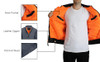 SPIRE BY GALAXY MEN'S FLIGHT JACKET SIZE: MEN 3XL CHARCOAL New