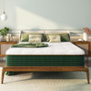 EN ZEFFLY MATTRESS 10" FULL MATTRESSES INNERSPRING GEL MEMORY FOAM - WHITE/GREEN