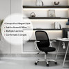 Sytas Office Chair Ergonomic Desk Chair Rolling Swivel Mesh - White