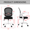 Sytas Office Chair Ergonomic Desk Chair Swivel Mesh Computer - White