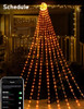 PROBRO CHRISTMAS DECORATION LIGHTS +WATERFALL LIGHTS, TIMERS, DECORATIVE STRING