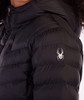 SPYDER WOMEN'S PEAK HOODIE INSULATOR JACKET SIZE WOMEN L BLACK New
