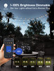 AOYCOCR Patio Lights Smart Outdoor String Lights 100Ft Globe Lights BCSL9 - N/A