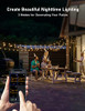 AOYCOCR Patio Lights Smart Outdoor String Lights 100Ft Globe Lights BCSL9 - N/A
