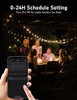 AOYCOCR Patio Lights Smart Outdoor String Lights 100Ft Globe Lights BCSL9 - N/A