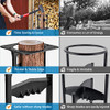 KESFITT KFT-CK01 FIREWOOD, KINDLING, LOG SPLITTER, 12" X9.8", BLACK