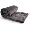 Hug Bud Weighted Blanket Comforter - 36" X 48" - 5-lbs - Grey