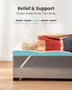 Dreamsmith King 3" Memory Foam Mattress Topper, Cooling Gel-Infused