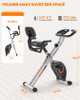 YOSUDA FOLDING EXERCISE BIKE - FOLDABLE STATIONARY BIKE FOR HOME GYM - BLACK