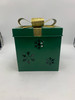 JOY TO THE WORLD CHRISTMAS GIFT BOX WITH LID - GREEN