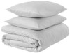 Amazon Aware 3 Piece 100% Organic Cotton 300 Thread Count Duvet Cover Set New