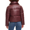 LW2RU483 LEVI'S WOMENS LEVI'S WOMEN'S VEGAN LEATHER QUILTED SHORTY PUFFER New