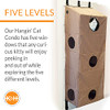 K&H Pet Products Cat Condo Door Mounted Tree Tan Size Large 23 X 16 X 65 Inches