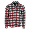 CWG025Y3440 CANADA WEATHER MEN’S SHERPA LINED BUFFALO PLAID JACKET, LARGE - RED