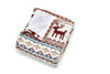 EDDIE BAUER SMART HEATED ELECTRIC THROW BLANKET WI-FI ENABLED FAIR ISLE SILVER