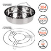 SECURA STAINLESS STEEL 6-QUART ELECTRIC PRESSURE COOKER BASKET, DEAL