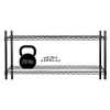 HONEY-CAN-DO SHF-01908 ADJUSTABLE STORAGE SHELVING UNIT, 36LX14WX54 - BLACK
