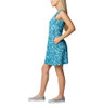 COLUMBIA WOMEN'S FREEZER TANK DRESS, CANYON BLUE WINDING WATERS, SMALL