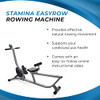STAMINA HYDRAULIC ROWING MACHINE ADJUSTABLE RESISTANCE HOME GYM 35-1315