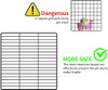 LURIVA DIY GUINEA PIG CAGE WITH MAT SMALL ANIMAL PLAYPEN 12 X 12 INCH 24PANELS