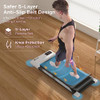 DEERRUN WALKING PAD TREADMILL UNDER DESK 2 IN 1 WALKING PAD PORTABLE - WHITE