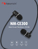 NAKAMICHI CE300 WIRED EAR BUDS W/ MIC - BLACK New