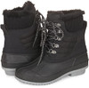 Khombu Women's Kathleen Waterproof Boot Mid Calf Black/Gray Size 9 New