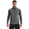Under Armour Men's Tech 2.0 ½ Zip Carbon Heather/Black M New