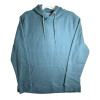 E218Y601R ESSEX CROSSING HOODIE BLUE SOFT COMFORT FLEECE - SIZE L - TEAL New