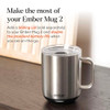 Ember Temperature Control Smart Mug 2, 10 Oz, CM191007US - Stainless Steel