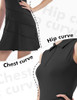 Fkeep Women's Tennis Golf Dresses Zipper V-Neck Sport Activewear, S, Black New