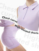 Women's Tennis Golf Dresses Zipper V-Neck Sport Activewear with Shorts New