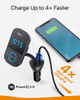 ANKER ROAV SMARTCHARGE T1 BLUETOOTH FM TRANSMITTER, BIG LED - BLACK
